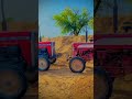 Massey Vs Mahindra Tractor Views Viral Stunt Farming Tractorlover Masseyvsmahindra Short