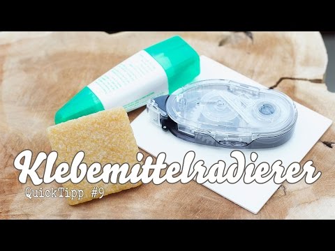 PRODUKT - Klebemittelradierer - QuickTipp #9