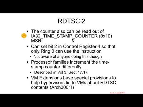 Read the TimeStamp Counter (RDTSC) Assembly Instruction