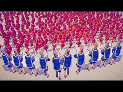 ⚔️ 100x SPARTAN ARMY ⚔️ VS 👑 10x KING 👑 / Totally Accurate Battle Simulator ( TABS )