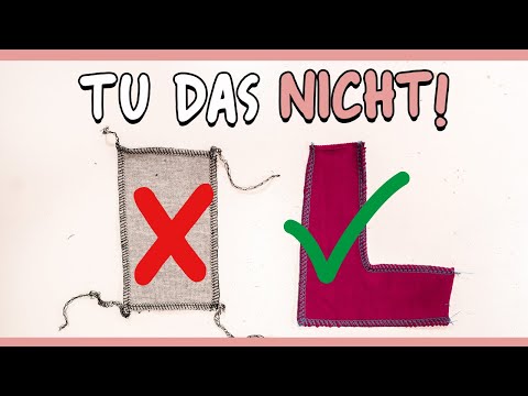 Sewing corners with the overlock - The ultimate guide