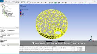 Ansys Workbench || Troubleshoot Mesh Errors || FEA || Finite Element Analysis