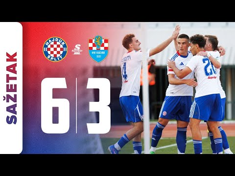 HNK Hrvatski Nogometni Klub Hajduk Split 6-3 HNK Hrvatski Nogometni Klub Vukovar
