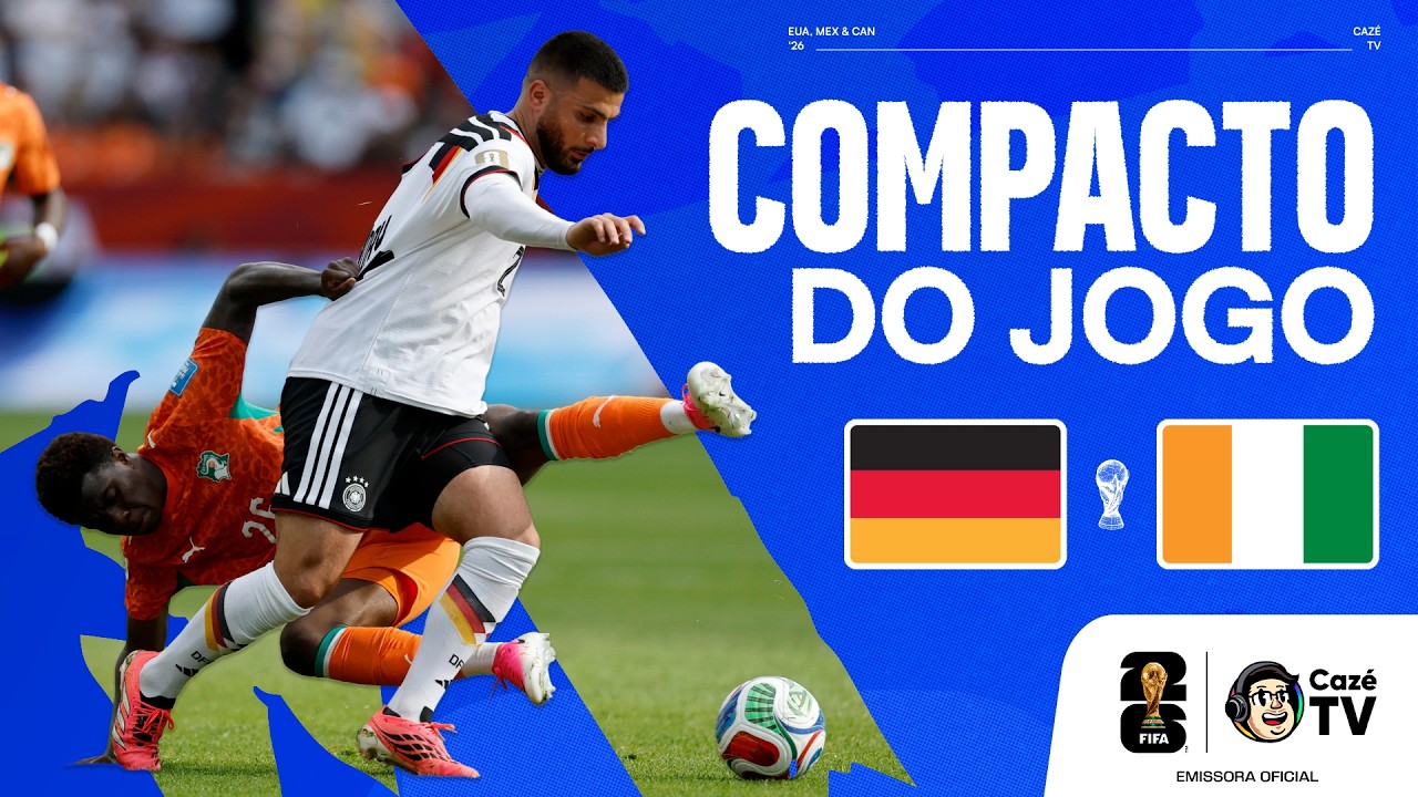 COMPACTO: ALEMANHA X COSTA DO MARFIM | COPA DO MUNDO FIFA™ 2026 | 2ª RODADA | FASE DE GRUPOS