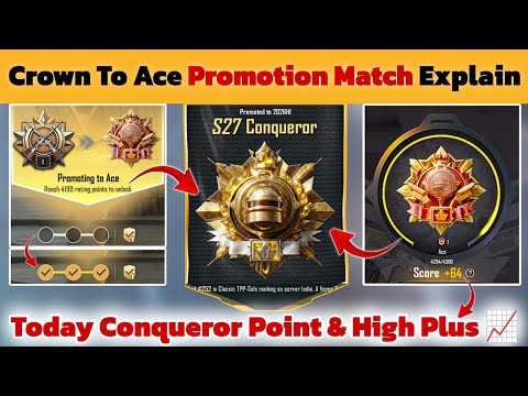 🇮🇳 HOW TO PLAY PROMOTION MATCHES ⁉️ TODAY CONQUEROR POINT ⁉️ SOLO DUO SQUAD ✅