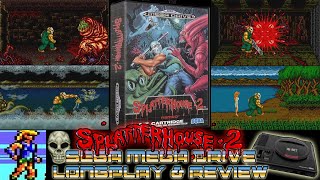 [SEGA MEGA DRIVE / GENESIS] Splatterhouse 2 - Longplay & Review (1cc) (Tubers High Score Challenge)