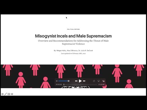 Misogynist Incels and Male Supremacism Webinar