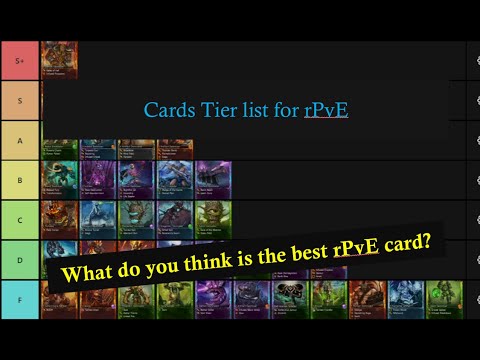 Battleforge/Skylords Reborn rPvE Tier list