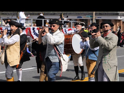 Lexington Patriots Day Afternoon Parade 2022 Panasonic GH6 Lion Dance Delorean iron man