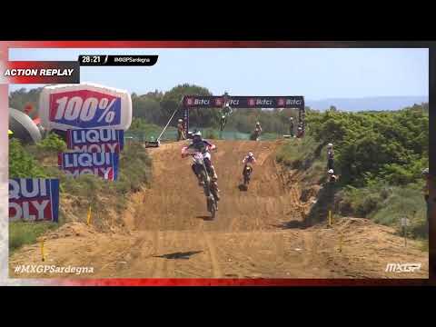 Vialle vs Benistant | MX2 Race 1 | MXGP of Sardegna 2022 #MXGP #Motocross