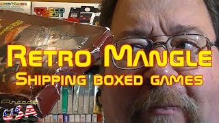 Retro Mangle: Shipping boxed games