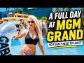 Full Day Inside MGM Grand Las Vegas Pool Lazy River Food Friends Experience