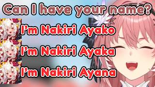 Ayame Lookalikes Keep Showing Up in Lui's Totsu w【Hololive Clip】