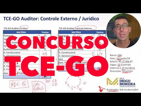 TCE GO 2024: Análise do Edital e dicas de estudo