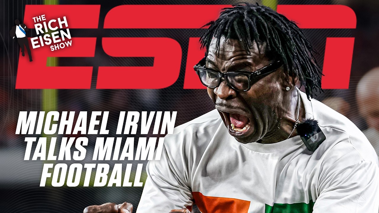 Michael Irvin details his Miami sideline antics & says he 'can't sit still' | The Rich Eisen Show