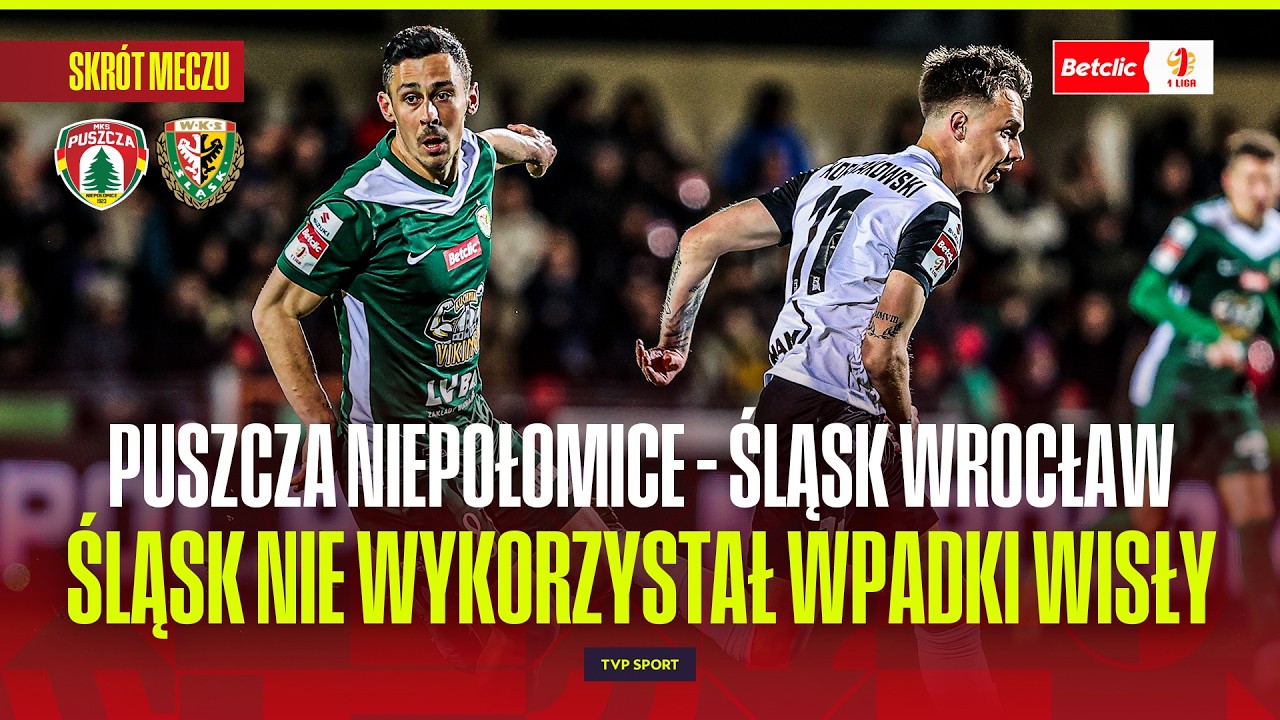 Puszcza Niepołomice vs Śląsk Wrocław Highlights