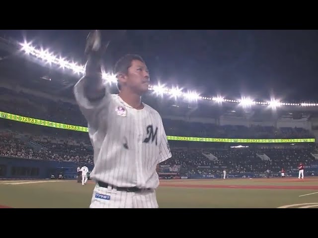 【7回裏】マリーンズ・角中 第1号ソロホームランで点差を詰める!! 2020/8/2 M-E