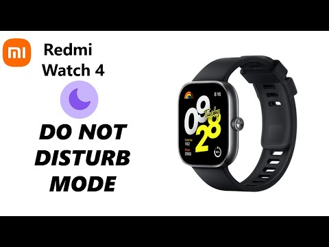 How To Turn ON /OFF Do Not Disturb (DND) Mode On Redmi Watch 4