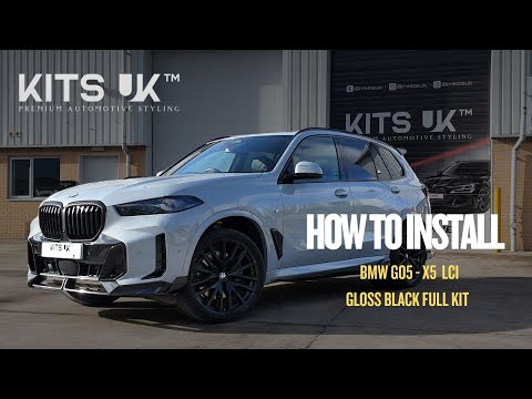 BMW X5 G05 LCI Full Body Kit Transformation | Gloss Black Styling & Aggressive Look | KITS UK