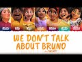 Encanto - 'We Don't Talk About Bruno' Color Coded Lyrics