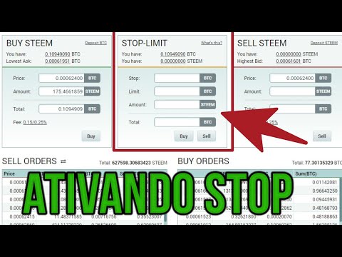 Como ATIVAR o Stop Limit (Stop Loss) na Poloniex de forma SIMPLES e bem EXPLICADA