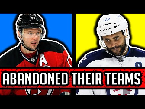 NHL/Players Who COMPLETELY ABANDONED Their Teams