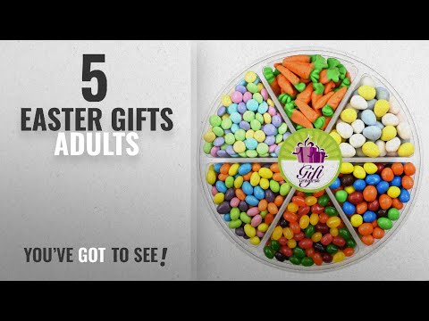 Top 10 Easter Gifts Adults [2018]: EASTER GIFT TRAY - 2 Lbs - Easter Cadbury Mini Eggs, Easter Gummy