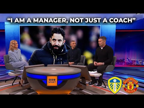 MOTD Discussion on Ruben Amorim post match comments after Leeds vs Manchester United 1-1 DRAW