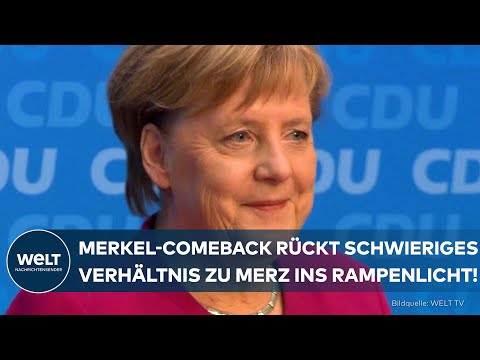 CDU-PARTEITAG: Angela Merkel kehrt zurück! – Treffen mit Merz sorgt für weitere Spannungen