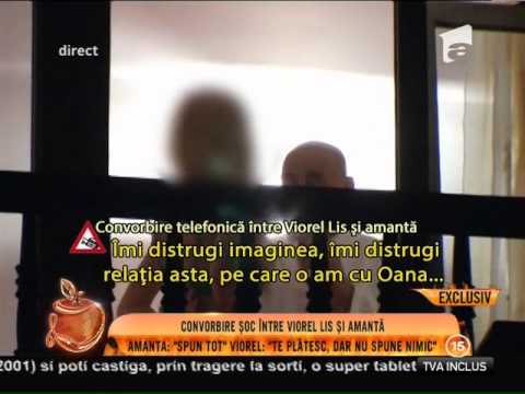 Viorel Lis și presupusa amantă, convorbire telefonică șoc!