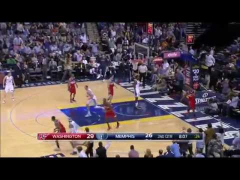 Jeff Green monster dunk vs washington