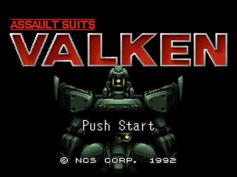 Assault Suits Valken SNES  Super Famicom   Super Nintendo SFC Demo Japan