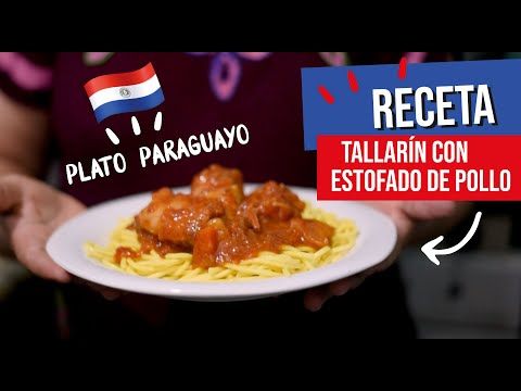 🇵🇾 RECETA TALLARÍN CON ESTOFADO PARAGUAYO ¡delicioso!