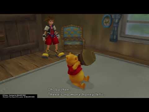 Kingdom Hearts Final Mix (PS4) Cutscene #177 Winnie The Pooh Loves Honey