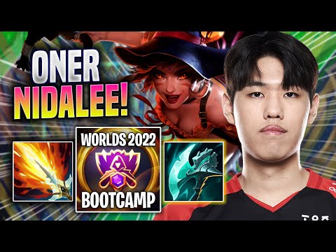 ONER SHOWTIME WITH NIDALEE! - T1 Oner Plays Nidalee JUNGLE vs Hecarim! | Bootcamp 2022