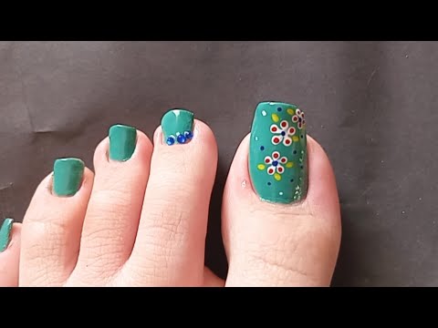 Uñas 2024 Tendencias/ Diseño de uñas 2024 || Uñas Decoradas para Pies😍🦋