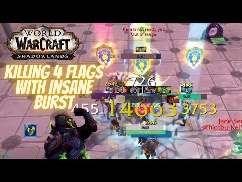 Sub rogue BURST IS INSANE. Killing 4 flags in shadowlands pre patch BG pvp