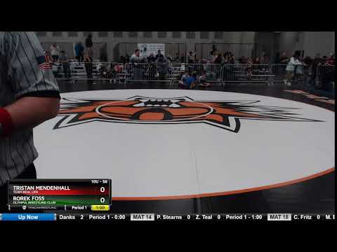 10U 56 Tristan Mendenhall Team Real Life Vs Rorek Foss Olympia Wrestling Club