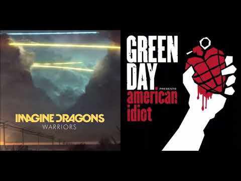 Warriors on Holiday Imagine Dragons vs Green Day Mashup