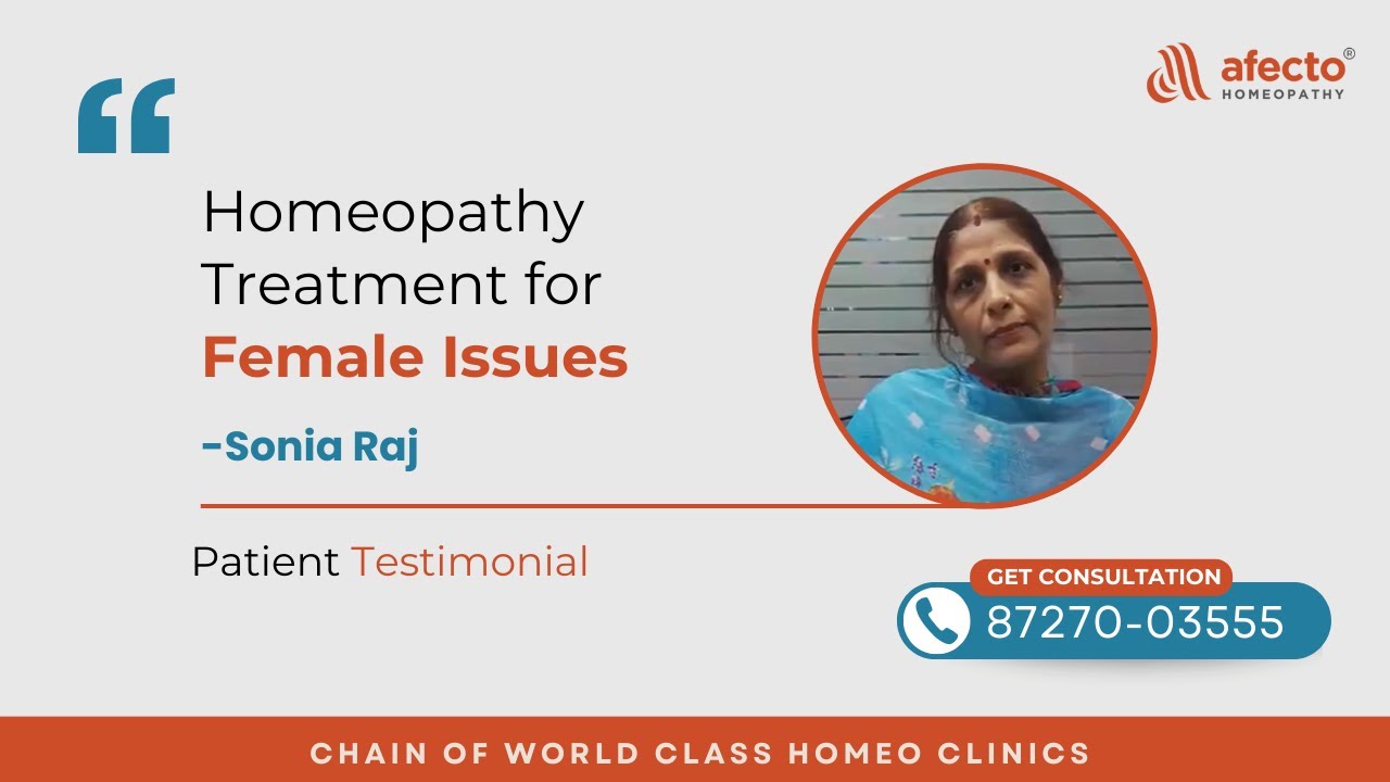 Patient Review on Female Health Issues cured by Afecto