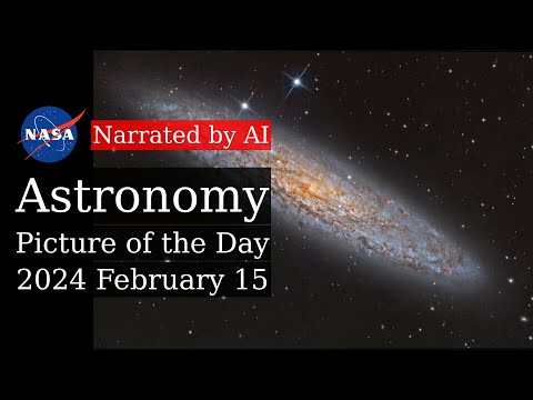 APOD: 2024-02-15 - NGC 253: Dusty Island Universe (Narrated by Joanna)