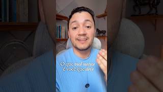 Não espere isso de ninguém