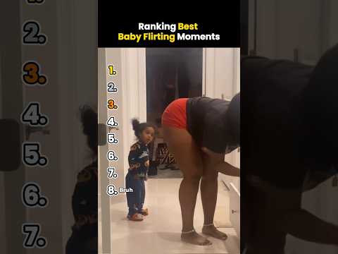 Ranking Best Baby Flirting Moments #shorts