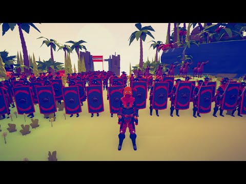 CAN 100x MEDIEVAL SOLDIER DEFEND CASTLE? - Totally Accurate Battle Simulator TABS