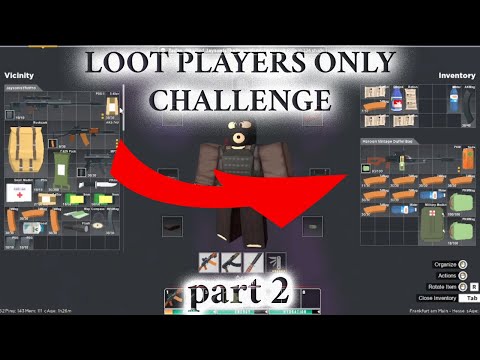 LOOT PLAYERS ONLY CHALLENGE IN APOCALYPSE RISING 2! | Part 2
