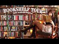 bookshelf tour 🕯️🌙 cozy dark academia aesthetic home library
