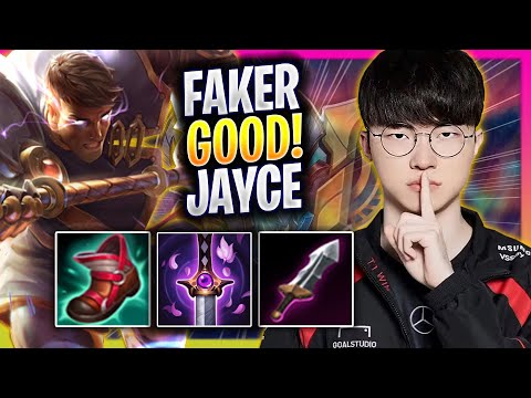 FAKER IS SO GOOD WITH JAYCE! - T1 Faker Plays Jayce MID vs Aurora! | Season 2025
