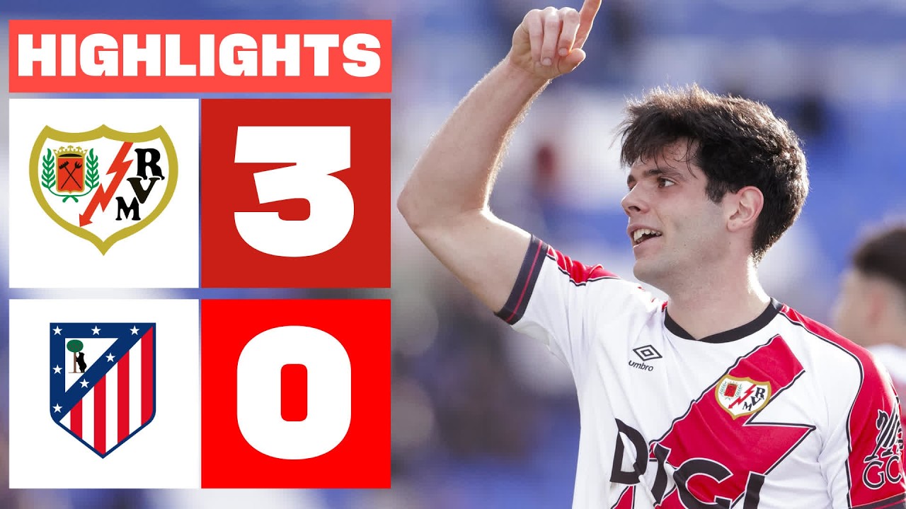 Rayo Vallecano vs Atlético Madrid Highlights