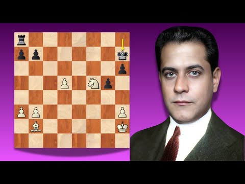 Bishop + Knight Crush Rook! | Capablanca's Best Endings #2 | Capablanca vs. Corzo (Havana 1901)