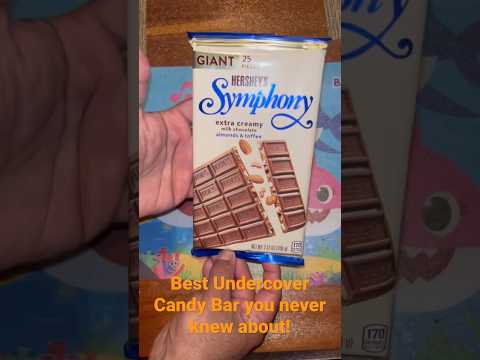 Hershey’s Symphony Milk Chocolate Almond Toffee Bar! Best Candy Bar you never knew! No: 1 in Japan!